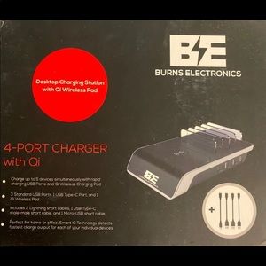 Burns Electric 4 port charging set